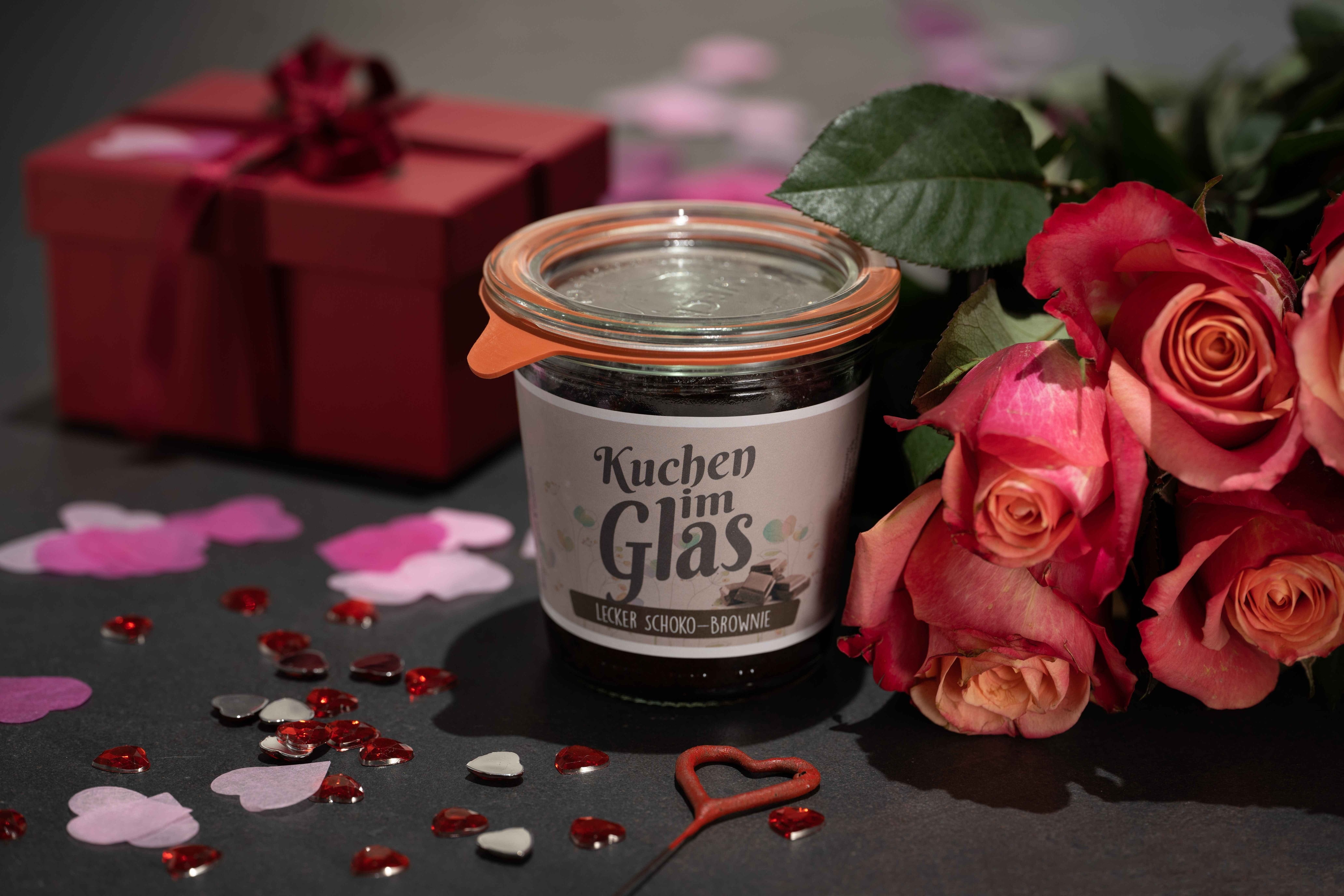 Valentinstag – Kuchen im Glas