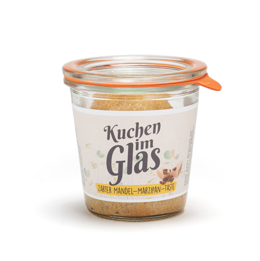 Mandel-Marzipan Kuchen – Kuchen im Glas